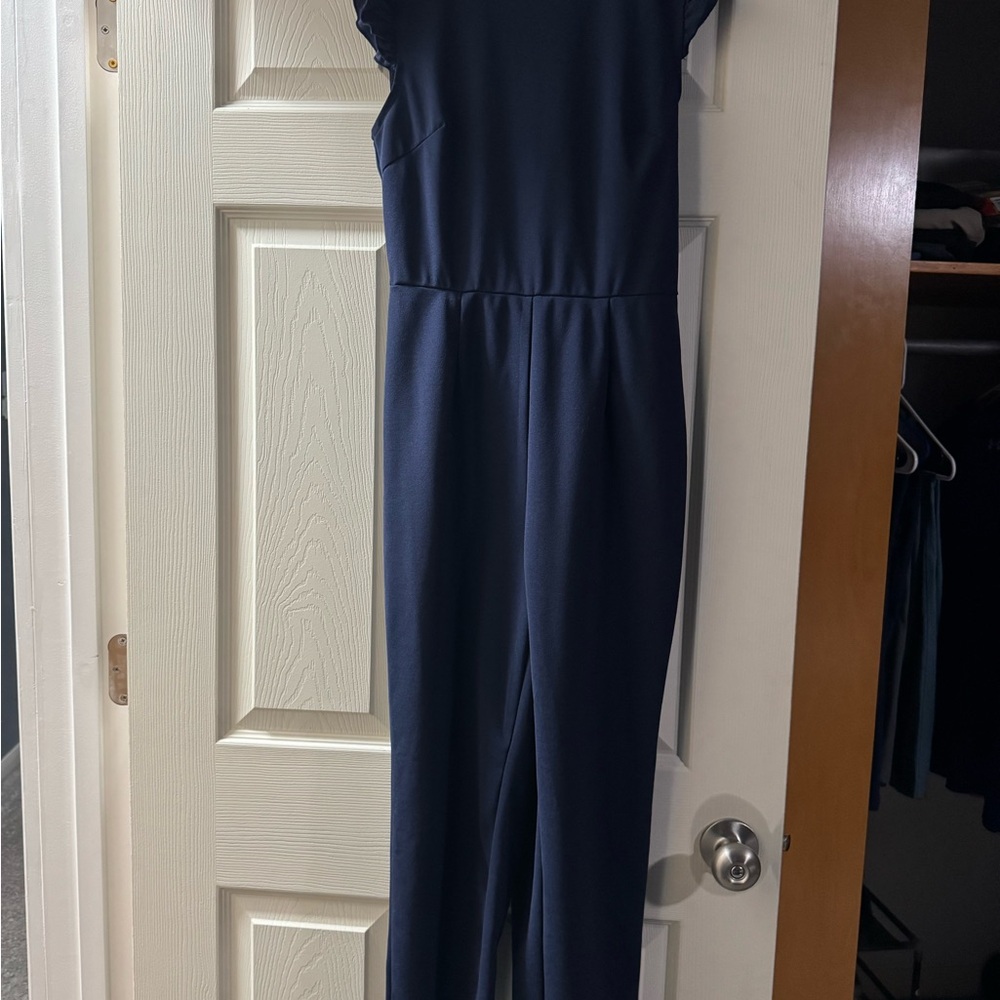 SHEIN Navy Sleeveless Jumpsuit